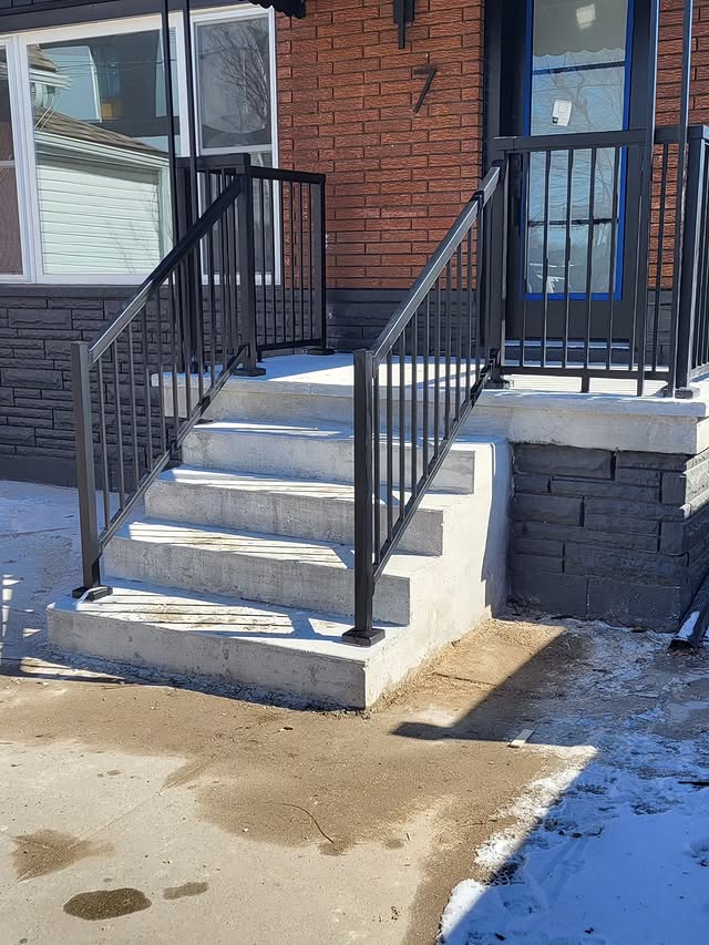 Concrete and post work